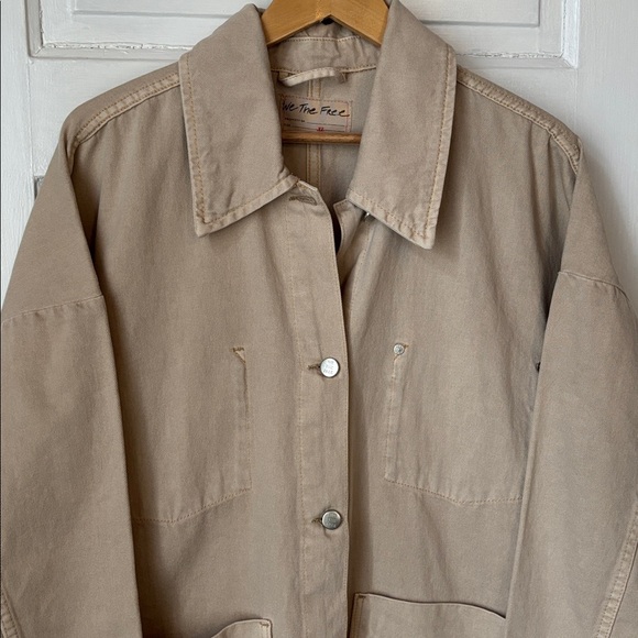 WE THE FREE BY FREE PEOPLE AVERY DENIM JACKET - Picture 3 of 14